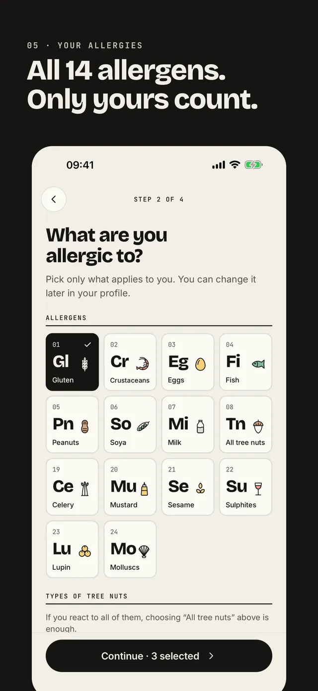 SafeFood Hub — screens and visuals