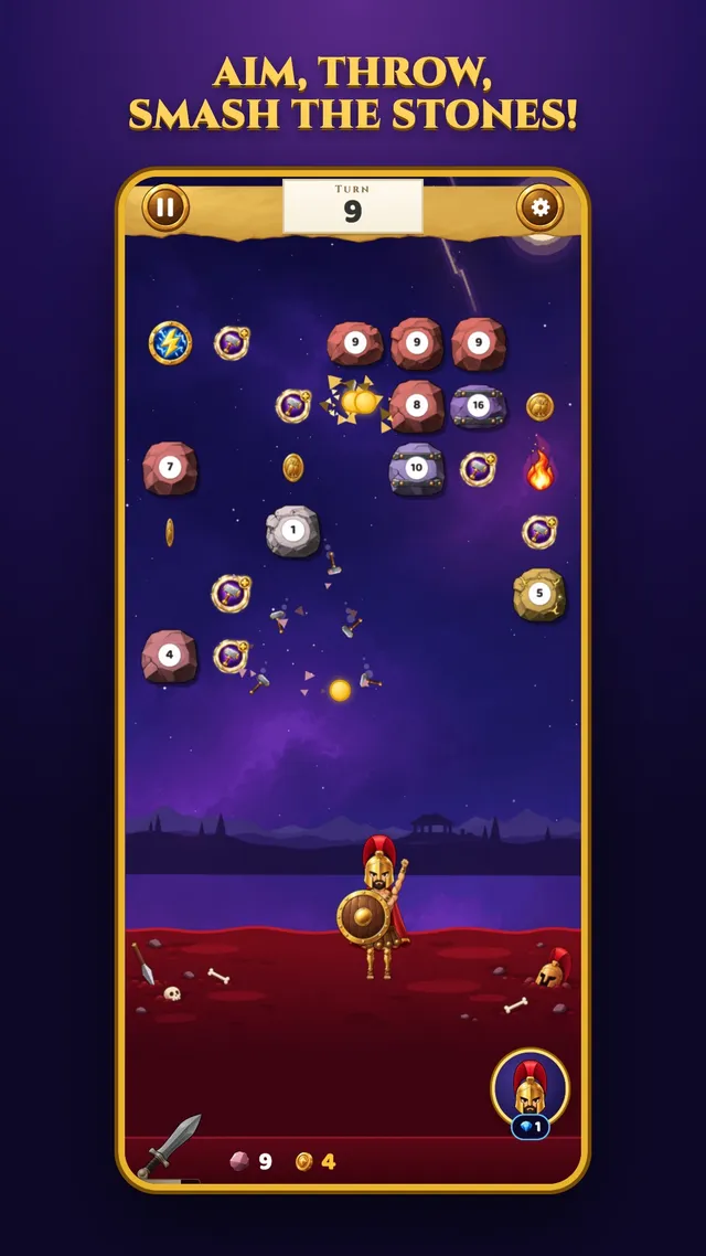 Vona Game — screens and visuals